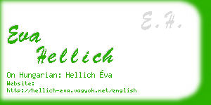 eva hellich business card